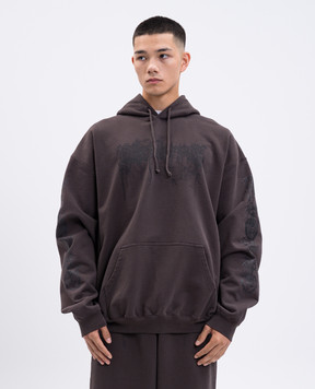 Vetements Brown hoodie UCF76HD450C