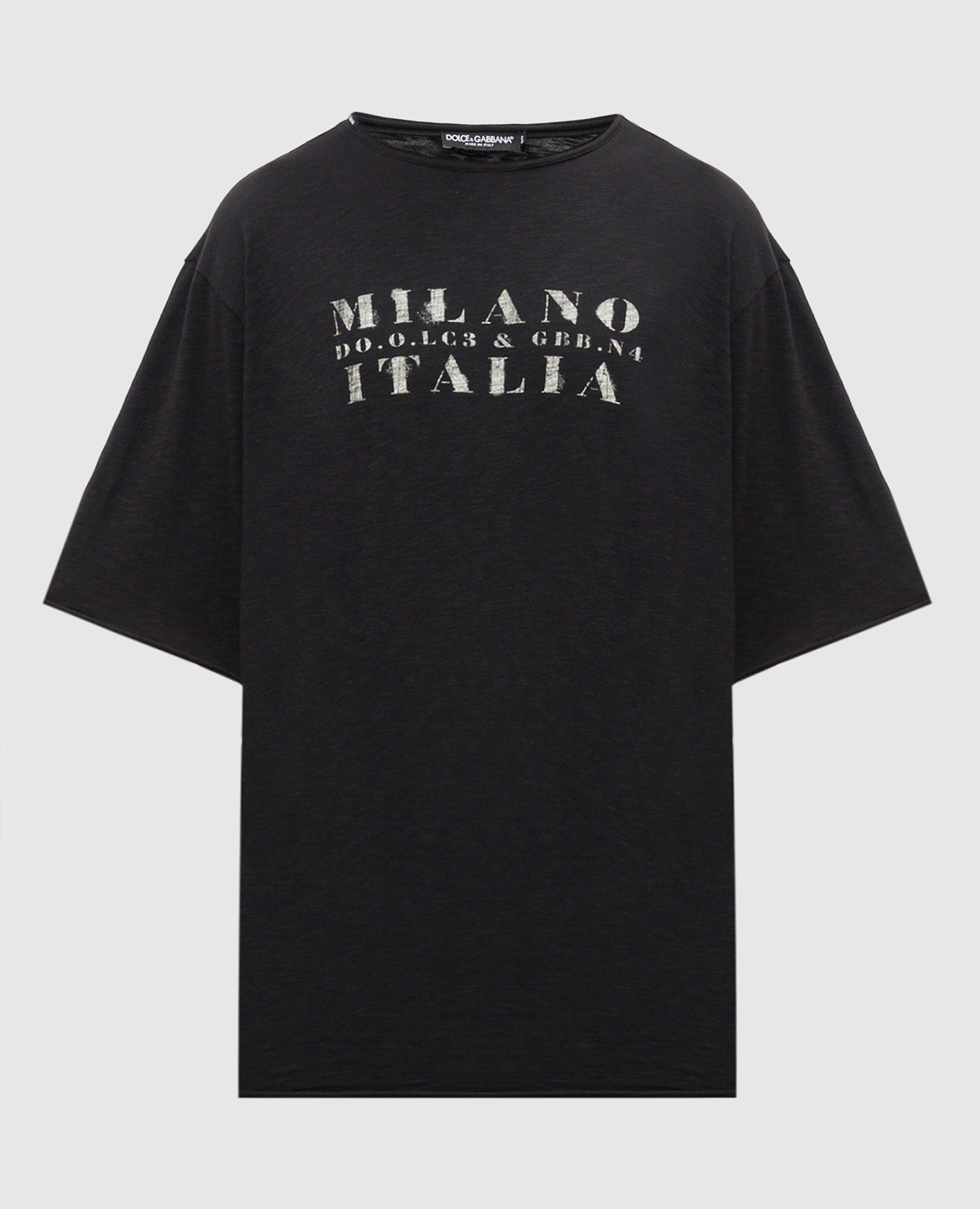 

Black t-shirt with logo print Dolce&Gabbana