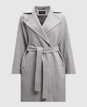 Heresis Gray coat made of wool to smell G7195G400