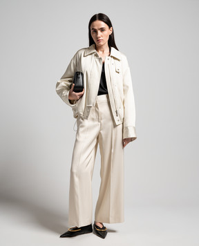 Jil Sander White jacket with silk J01BN0115J65198