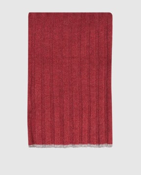 Brunello Cucinelli Children's red cashmere scarf B22M90099B