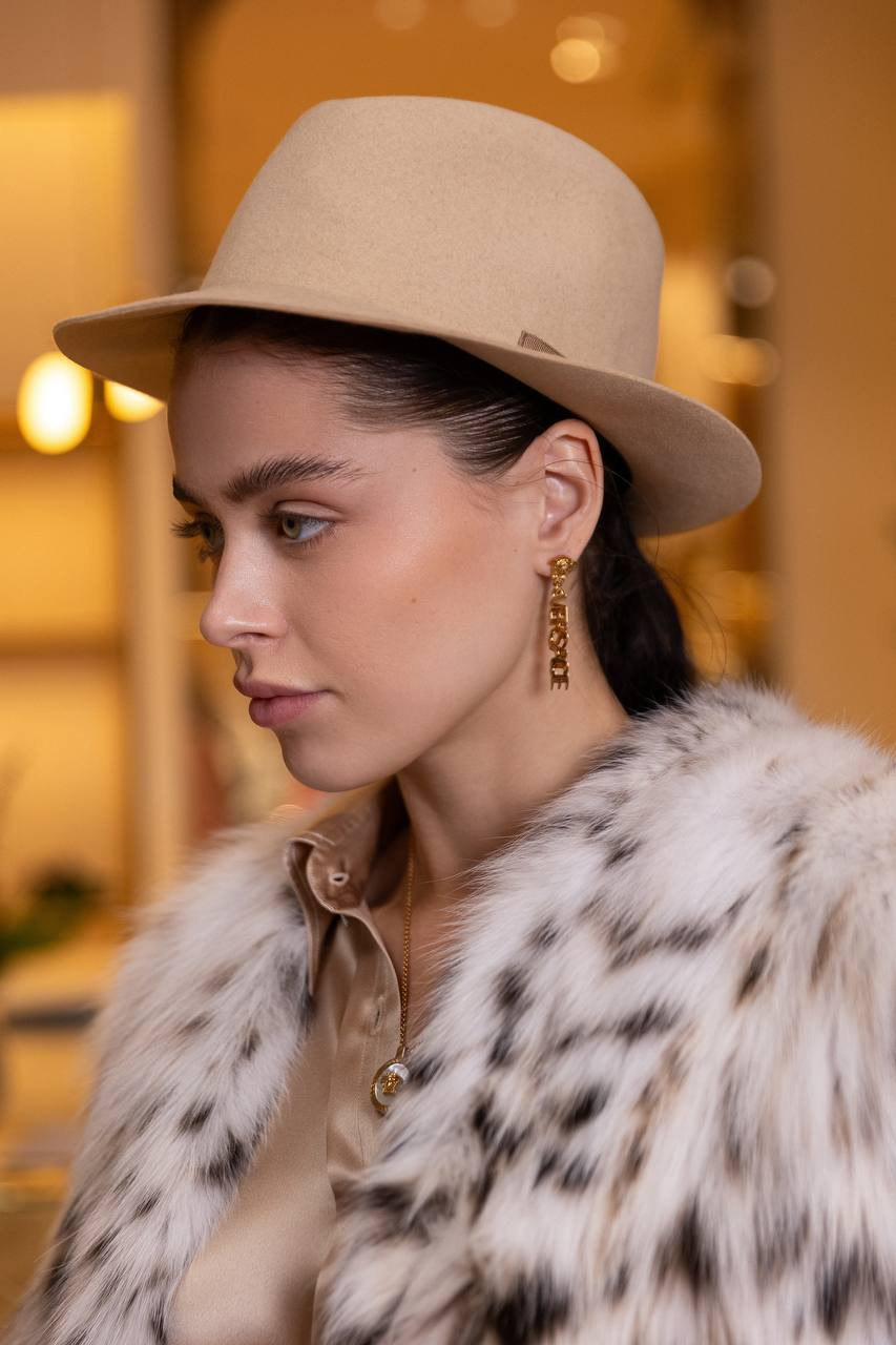 

Beige Claudio Traveler hat Borsalino