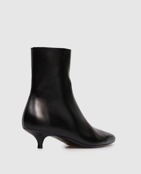 Marsell Longiforma black leather ankle boots MW8620P010
