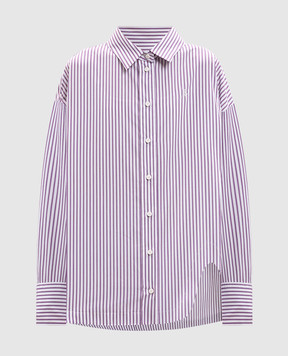 The Attico Diana white striped shirt 250WCH00004CCC054AA