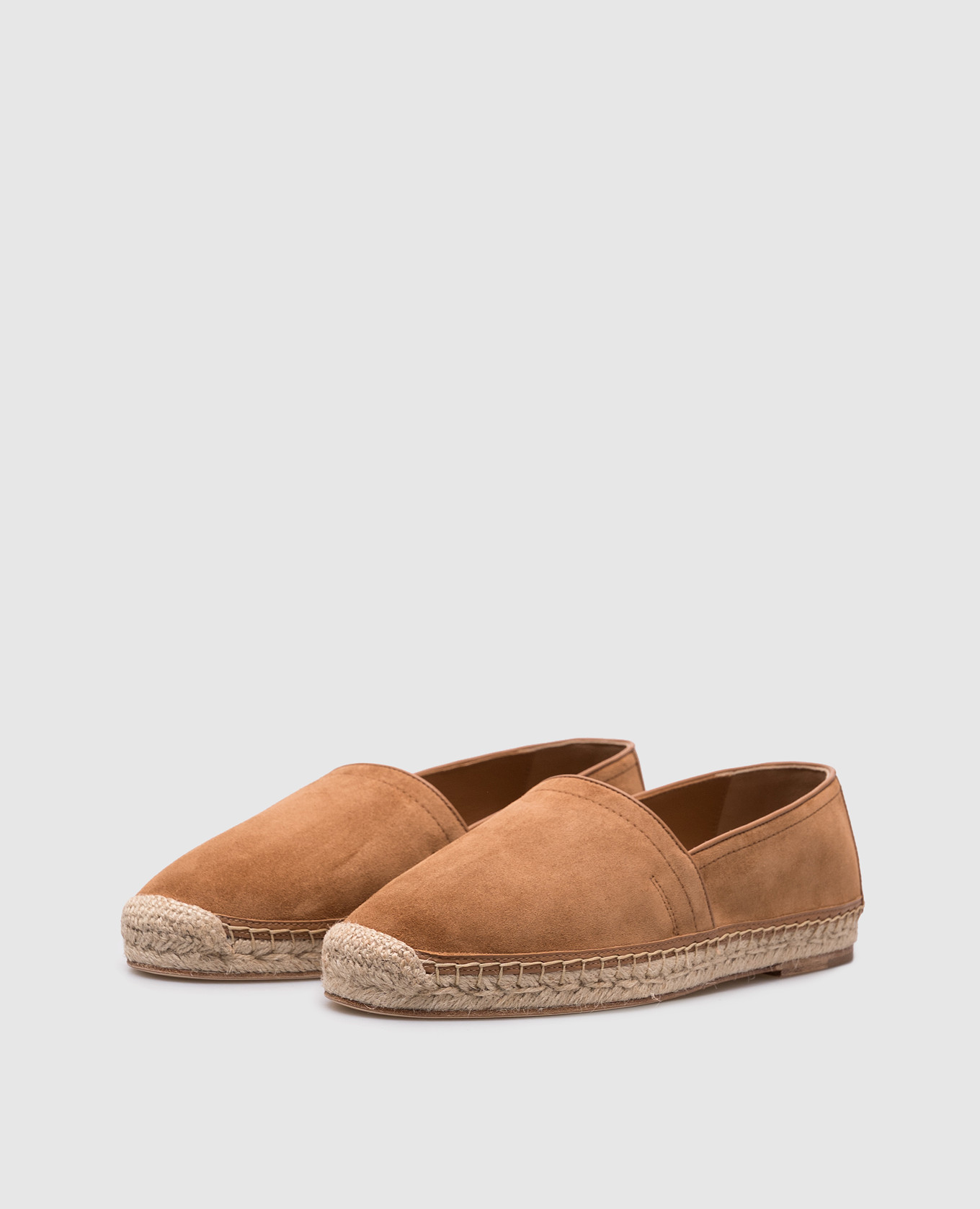 Brown suede espadrilles Brunello Cucinelli 2