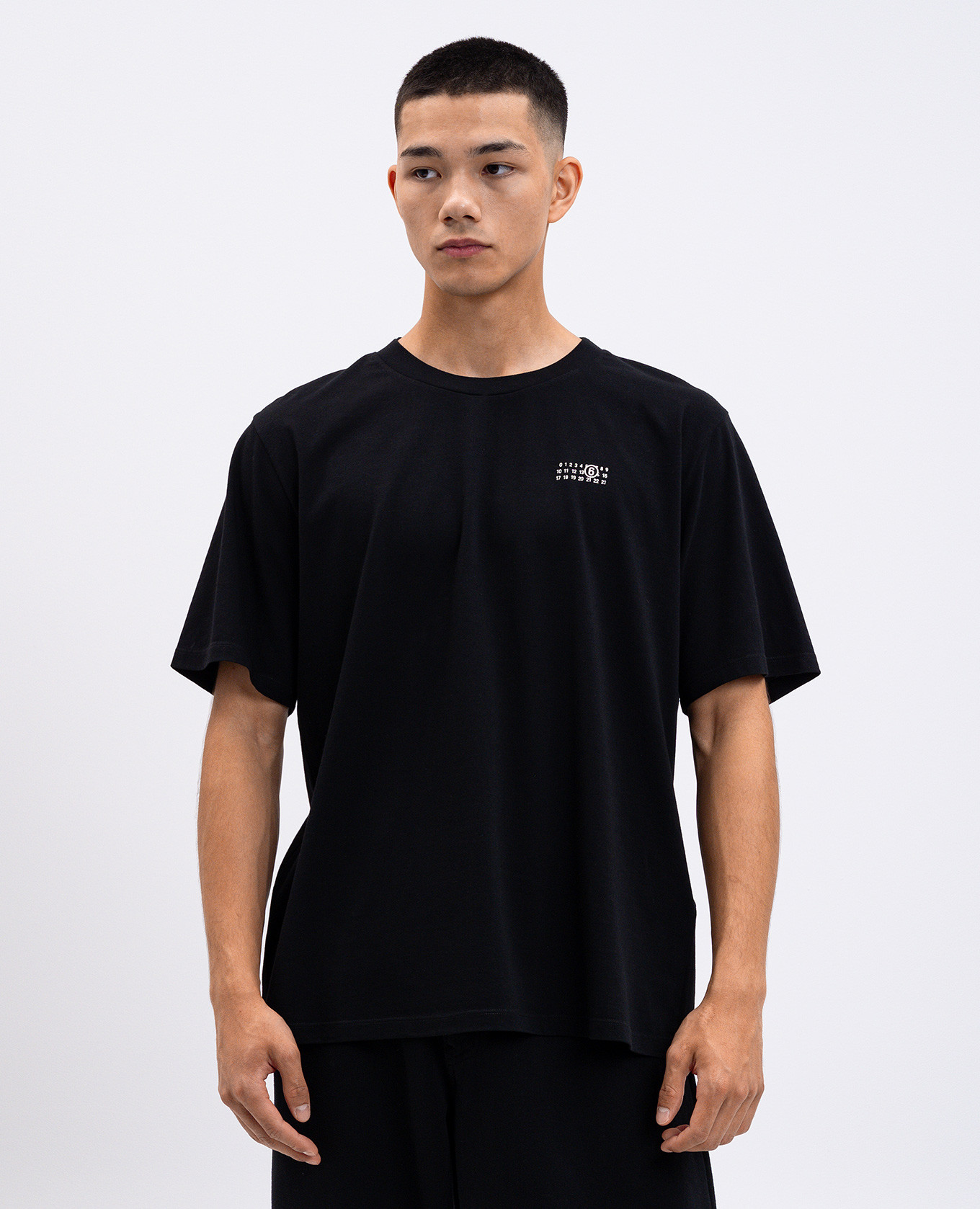

Black T-shirt with print Maison Margiela MM6