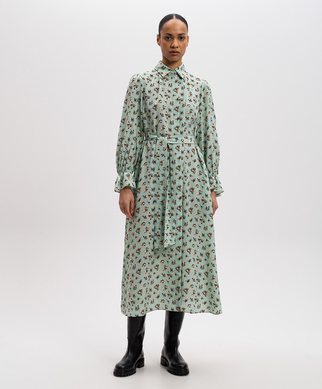 Max Mara Weekend - TAFFY green floral print silk midi dress TAFFY - shop  with European delivery at Symbol