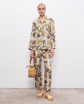 Max Mara ALAN silk blouse with floral print ALAN