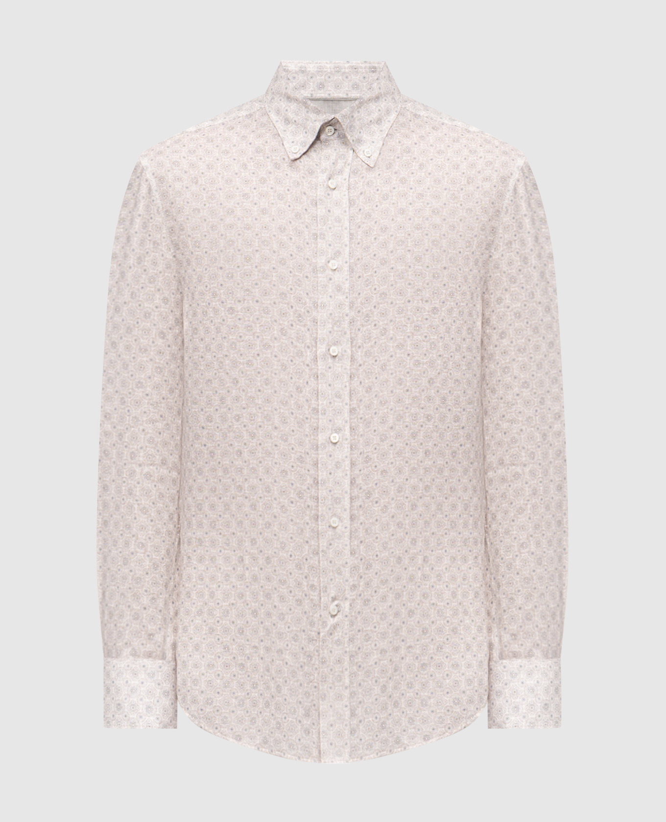 

Gray printed shirt Brunello Cucinelli, Grey