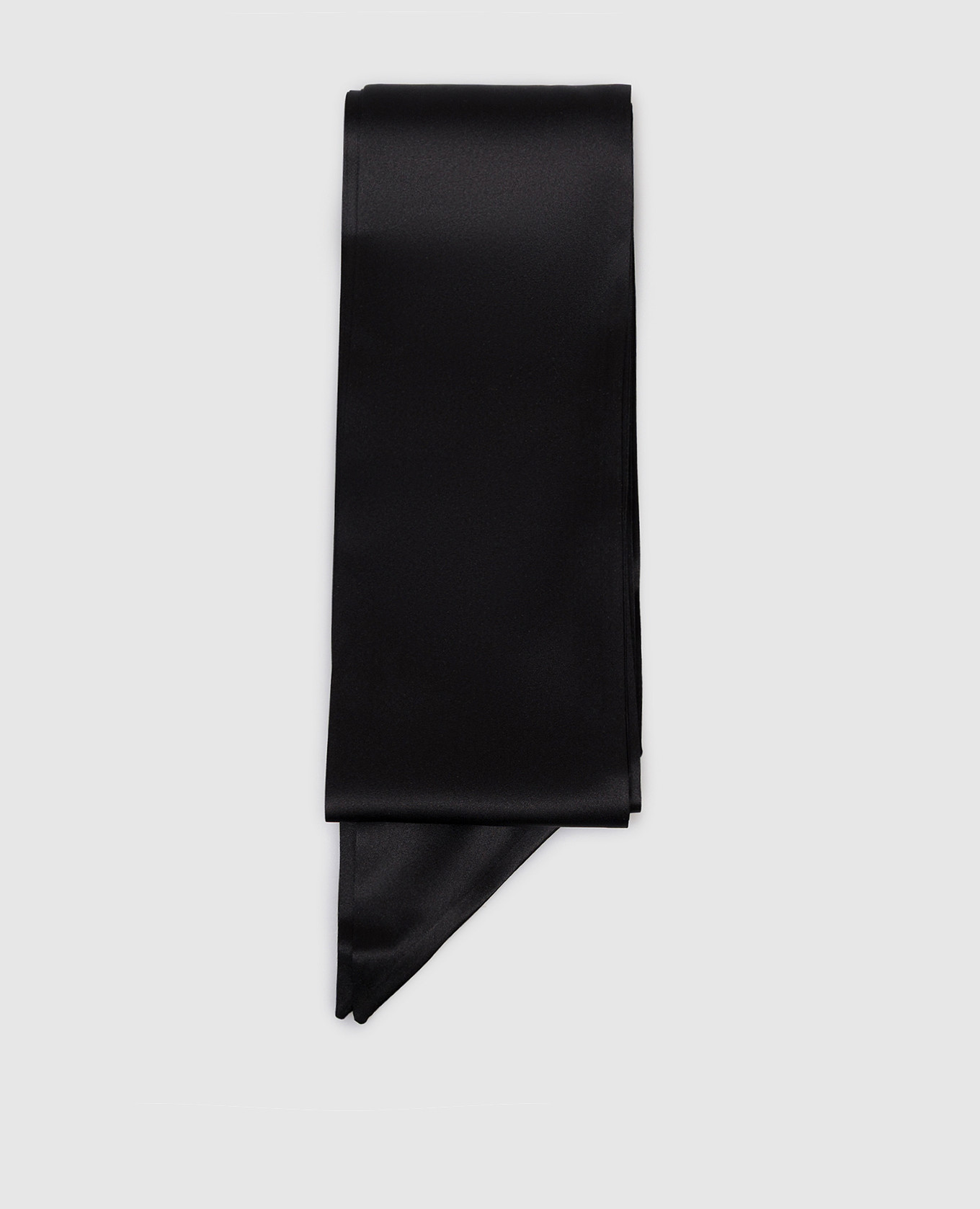Black silk scarf Ermanno Scervino