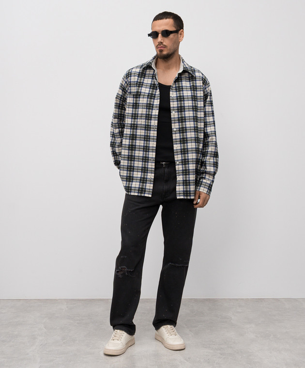 トップス Maison Margiela MM6 Maison Margiela MM6 - Reversible checkered shirt SH2DT0016M35444