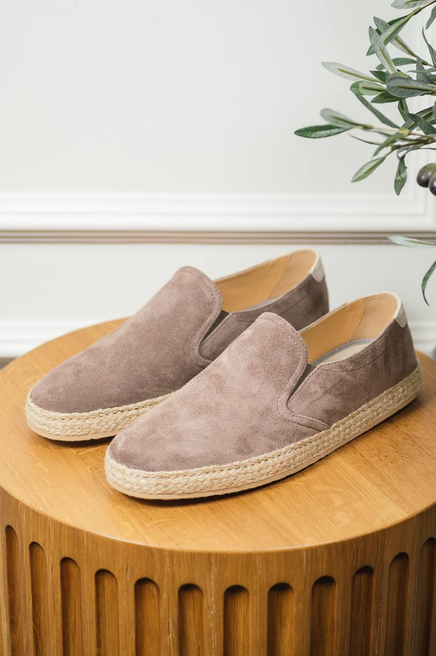 

Grey suede espadrilles Brunello Cucinelli