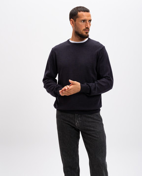 Cashmere&Whiskey Gray woolen jumper 92392