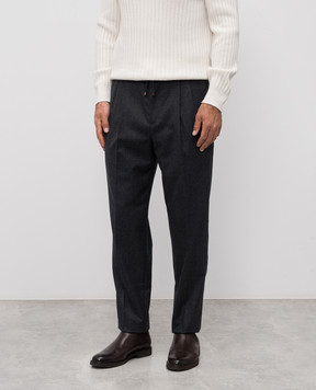 Brunello Cucinelli Gray wool pants ME226E1710