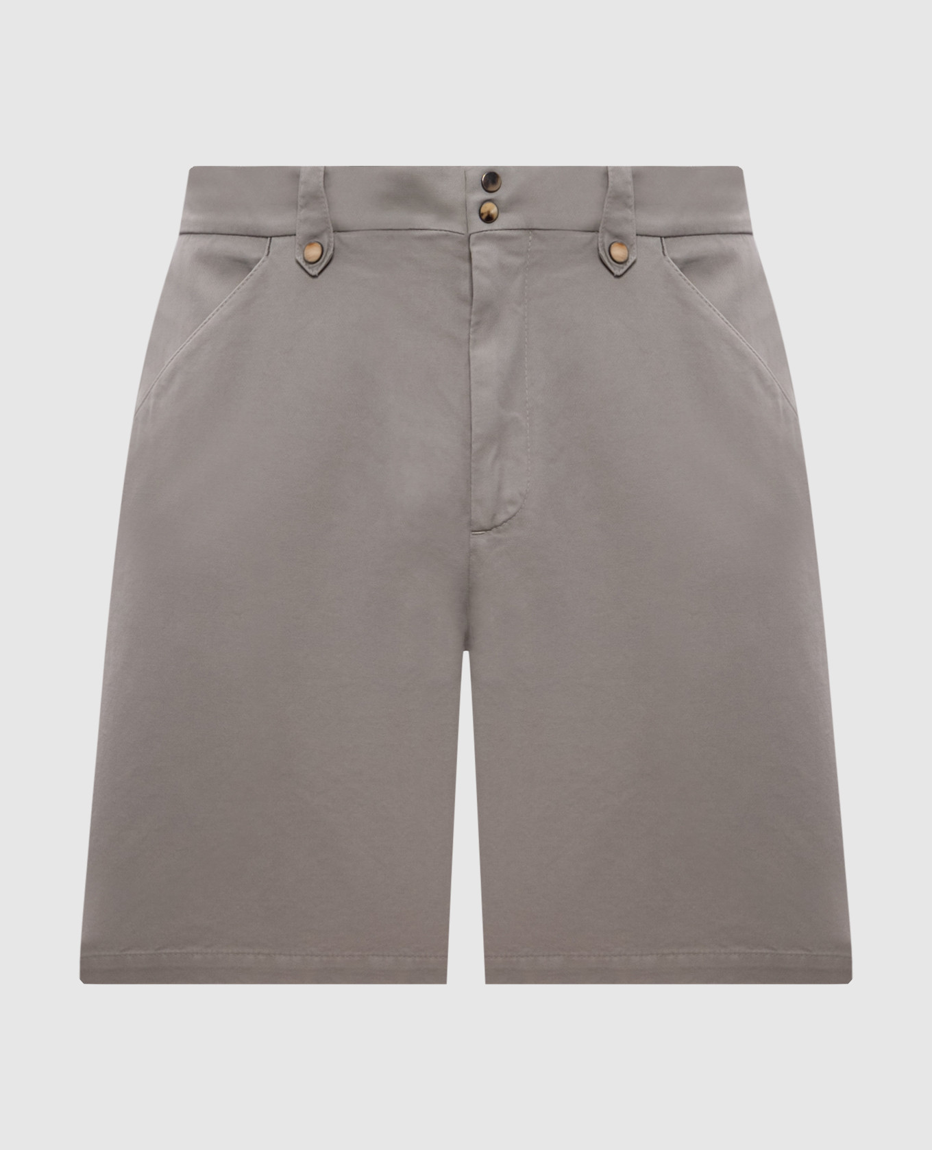 Khaki Bermuda shorts Brunello Cucinelli