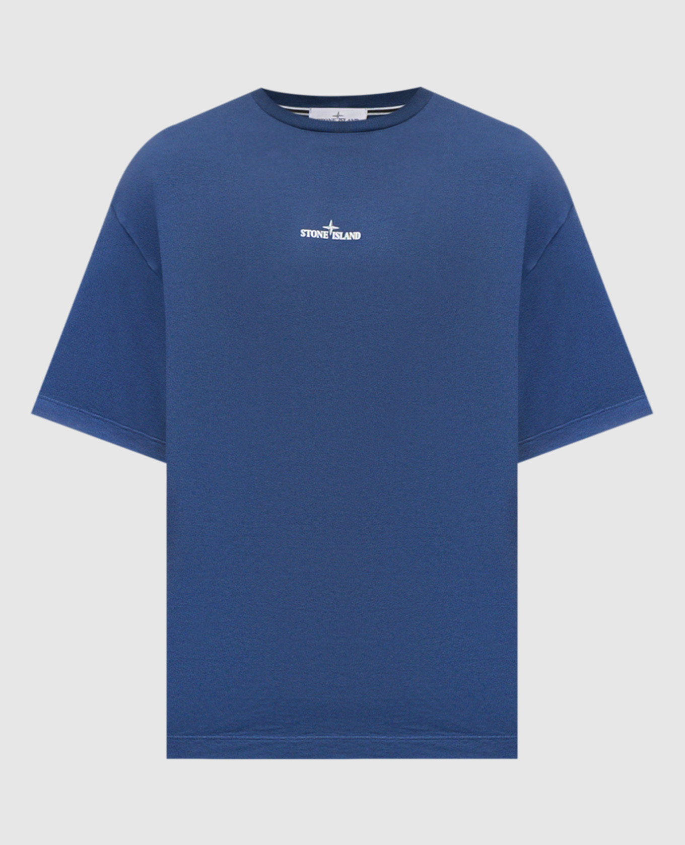

Blue T-shirt with logo Stone Island