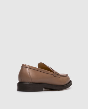 Doucal's Brown leather loafers DD8664BRUGUF214