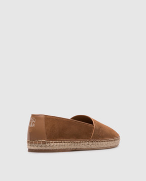 Brunello Cucinelli Brown suede espadrilles MPUERPQ726