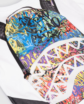 Sprayground Children's white sweatshirt Backpack SPY1371GPLUSJKT