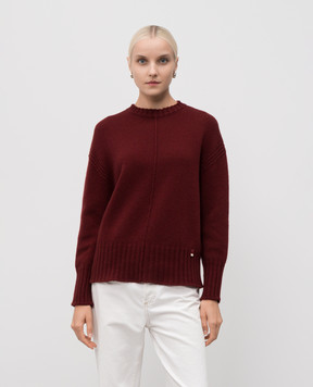 Herno Burgundy wool sweater MG000201D70220