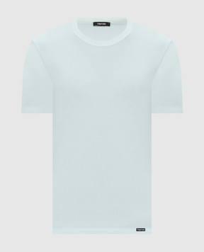 Tom Ford Green t-shirt with logo patch T4M081040