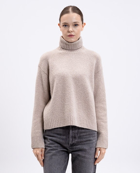 Peserico Beige wool and cashmere sweater with lurex S99439F0709286
