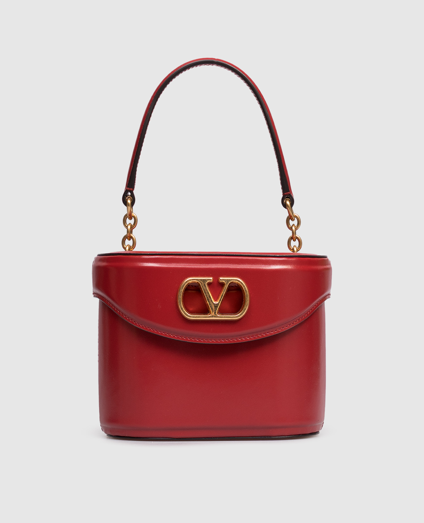 

Vain red leather crossbody bag Valentino