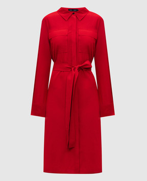 PROENZA SCHOULER McKenna red silk shirt dress R2523034BY297