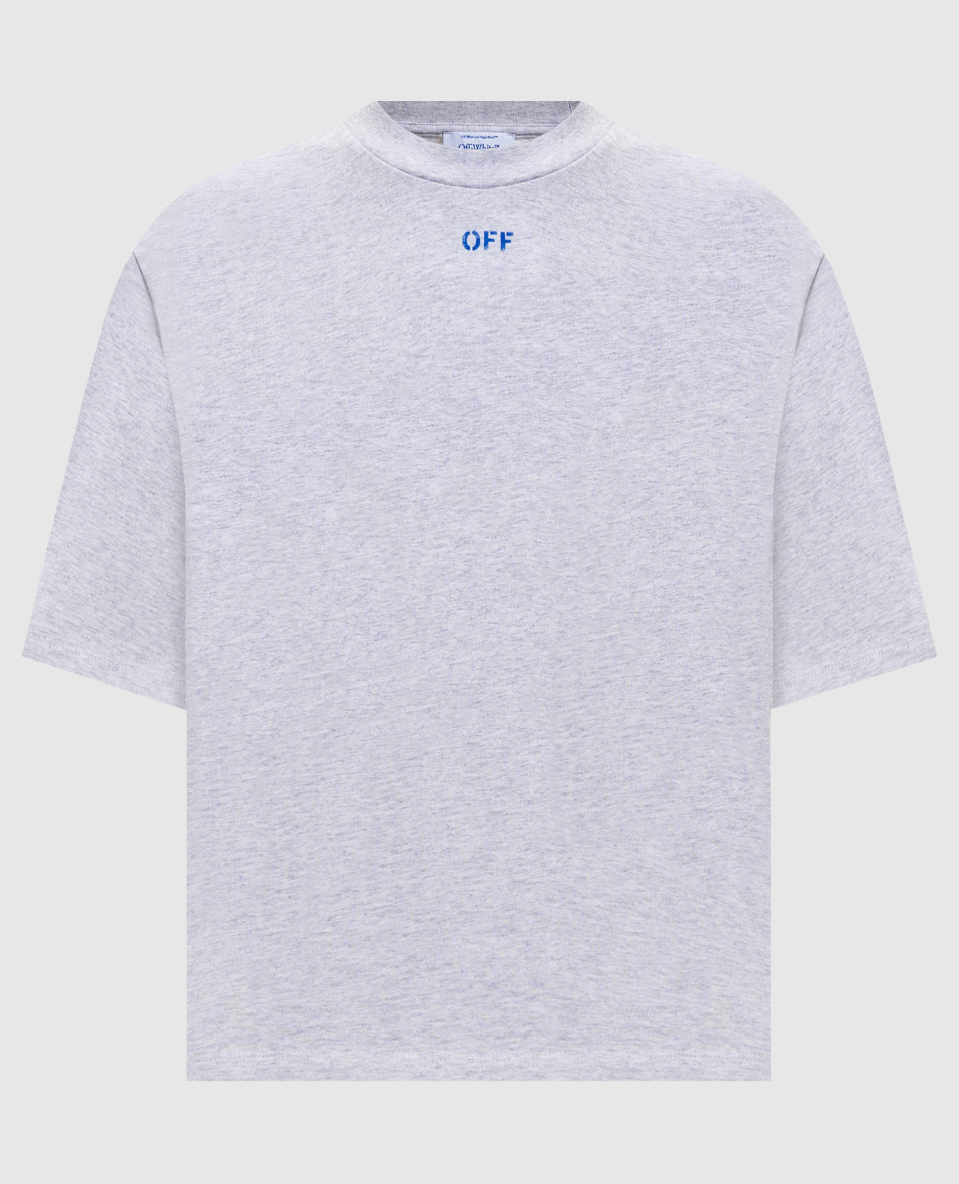 Barber Shop grey melange t-shirt Off-White