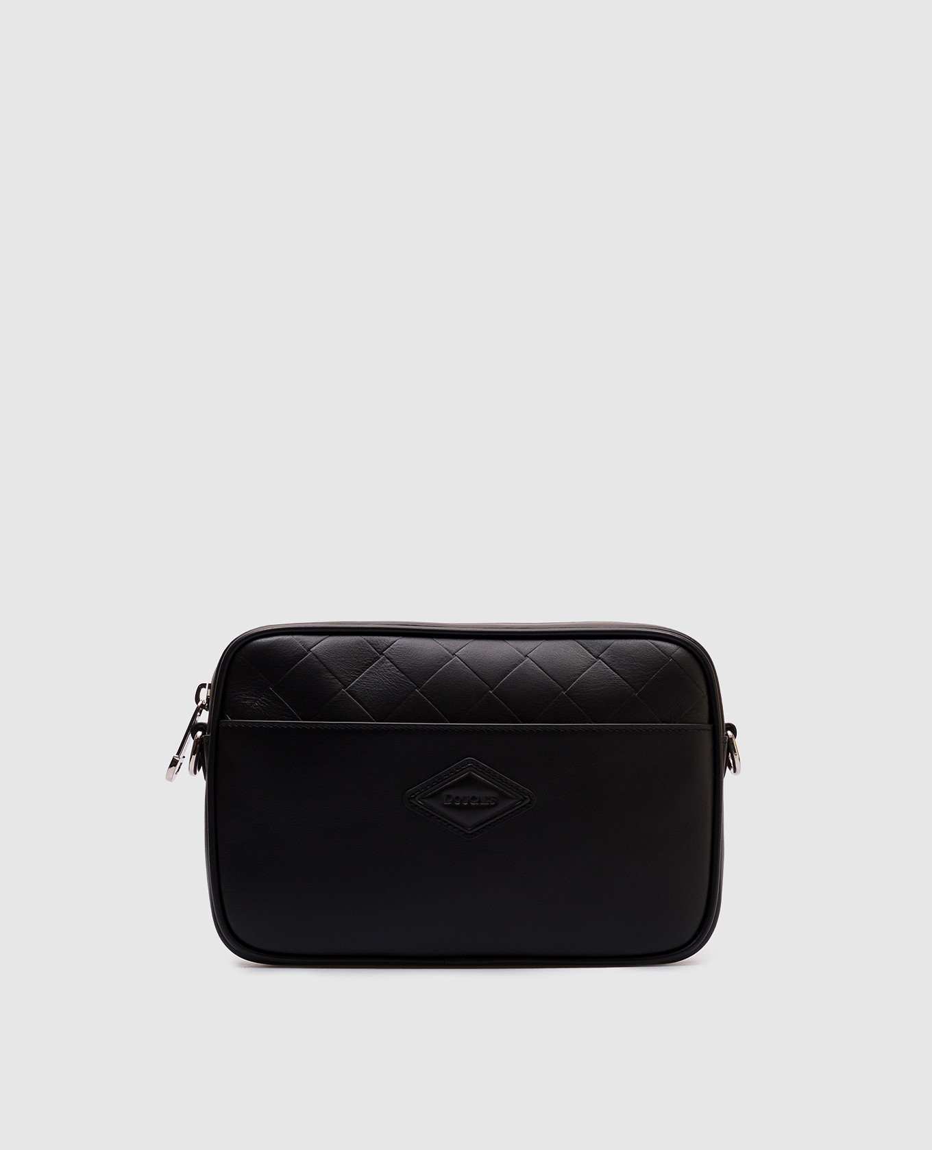 

Black embossed leather bag Doucal's