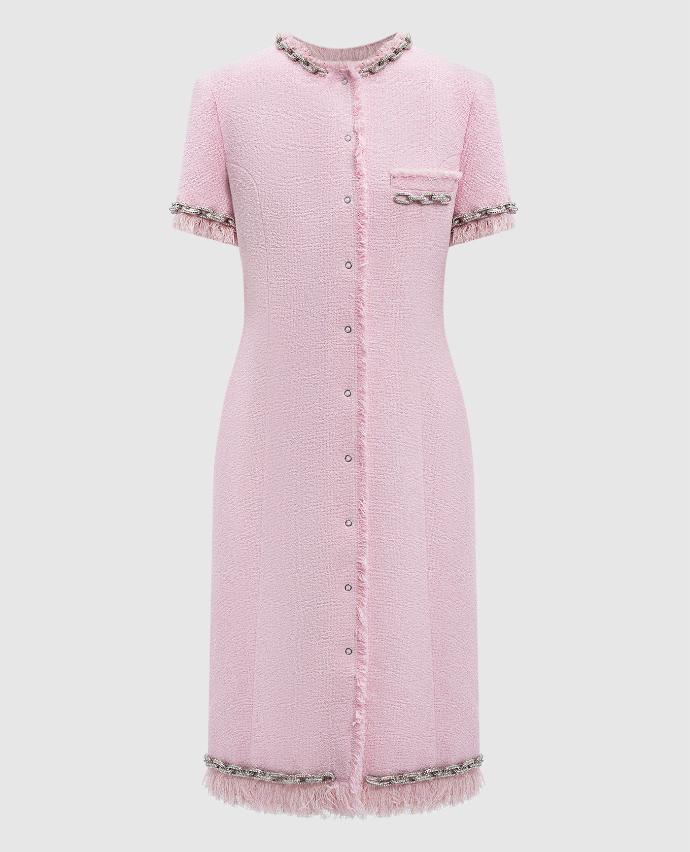

Pink dress with chains Giuseppe Di Morabito Milano