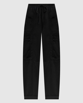 Twinset Black cargo with emblem 251TP2671
