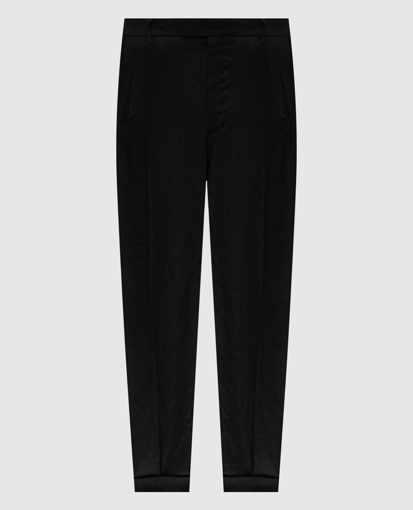 

Black linen trousers with lapels Dolce&Gabbana