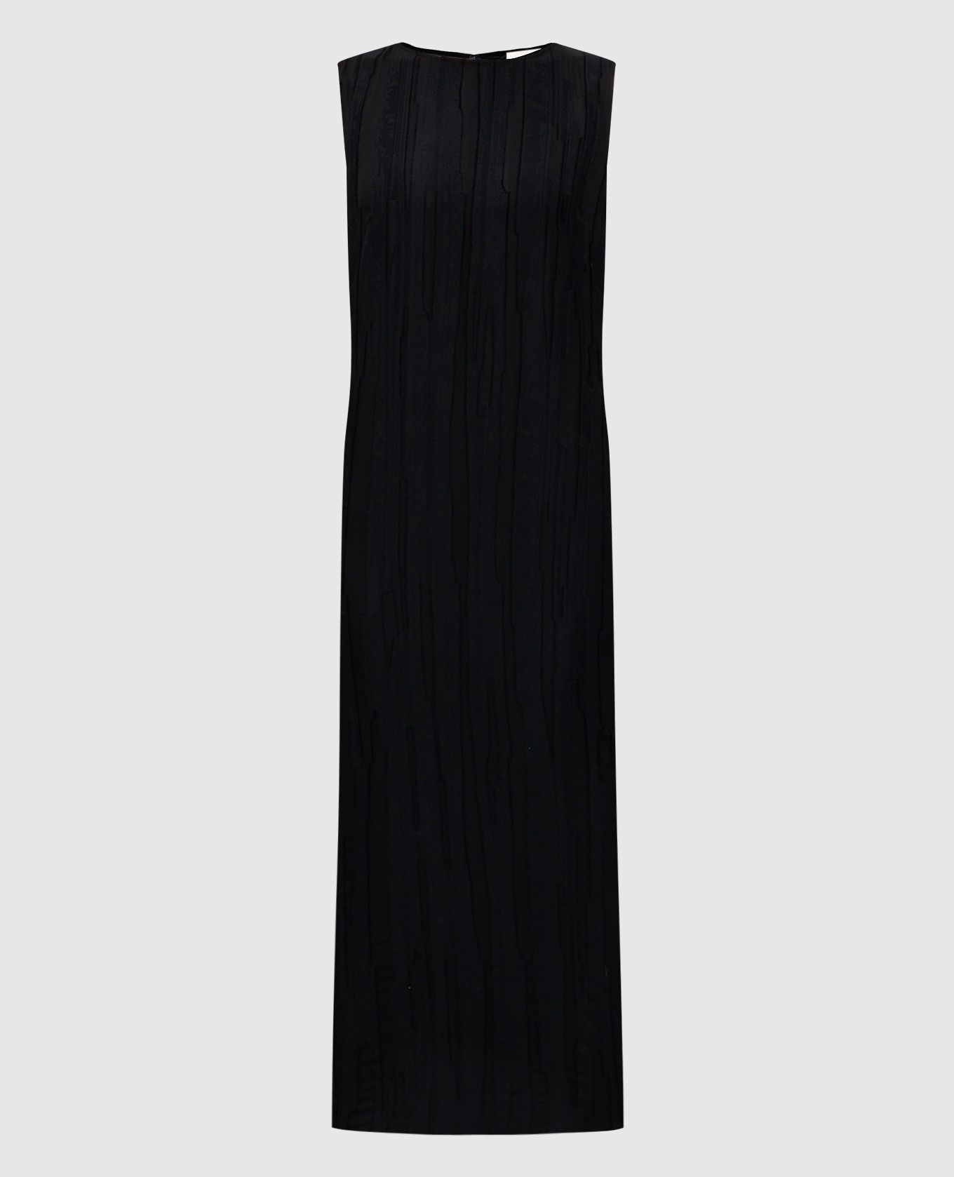 Black MINGA dress with silk Lou Lou Studio