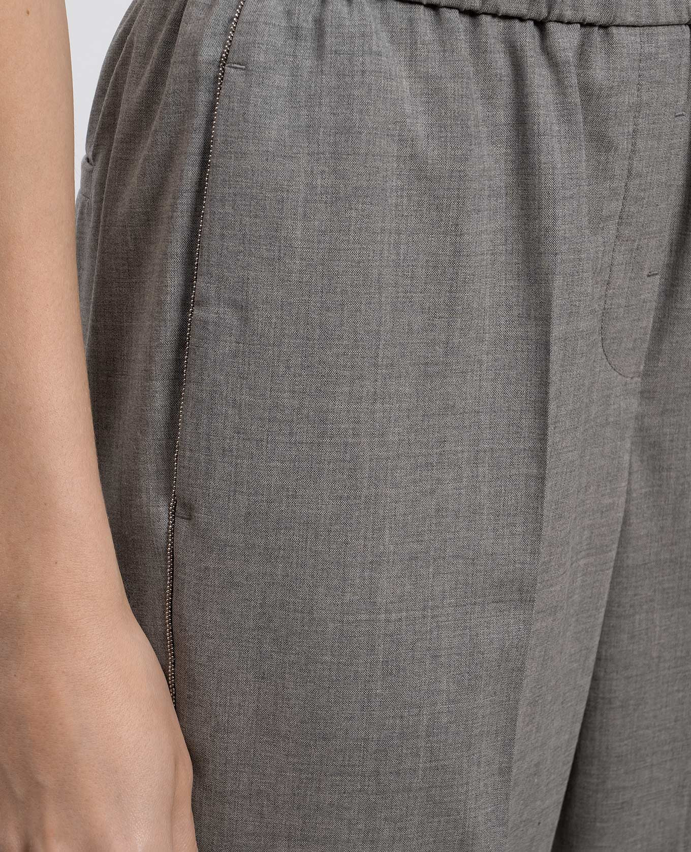 

Gray wool pants Peserico, Grey