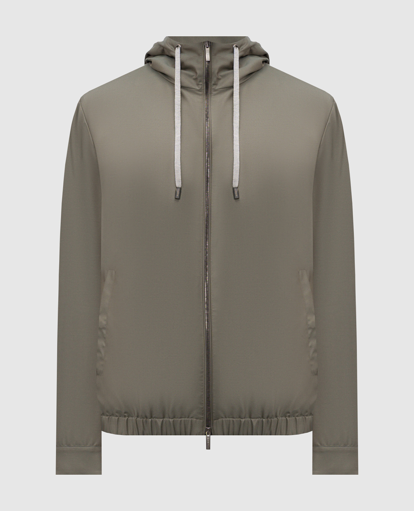 

Khaki wool jacket Peserico