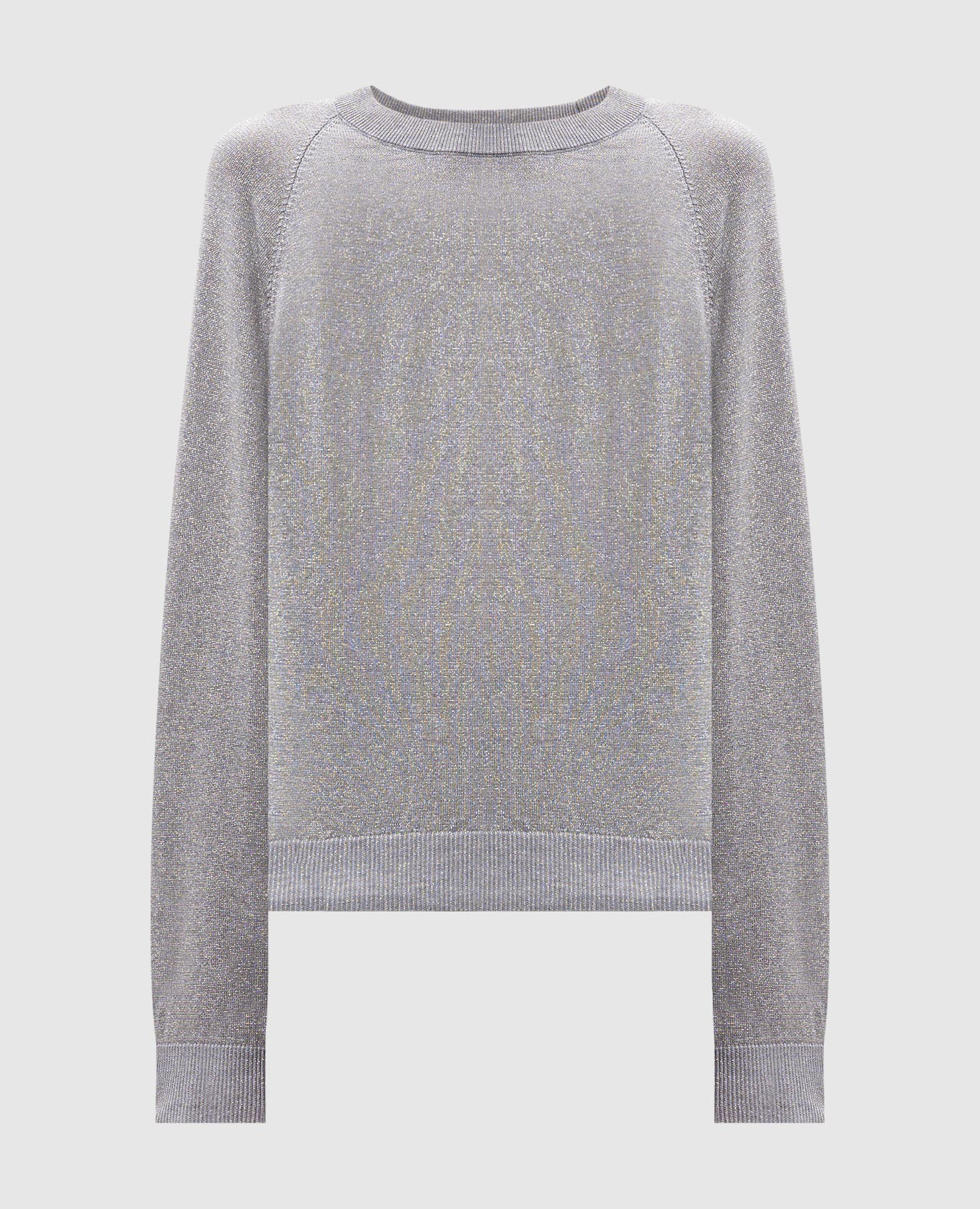 Gray jumper with lurex Peserico
