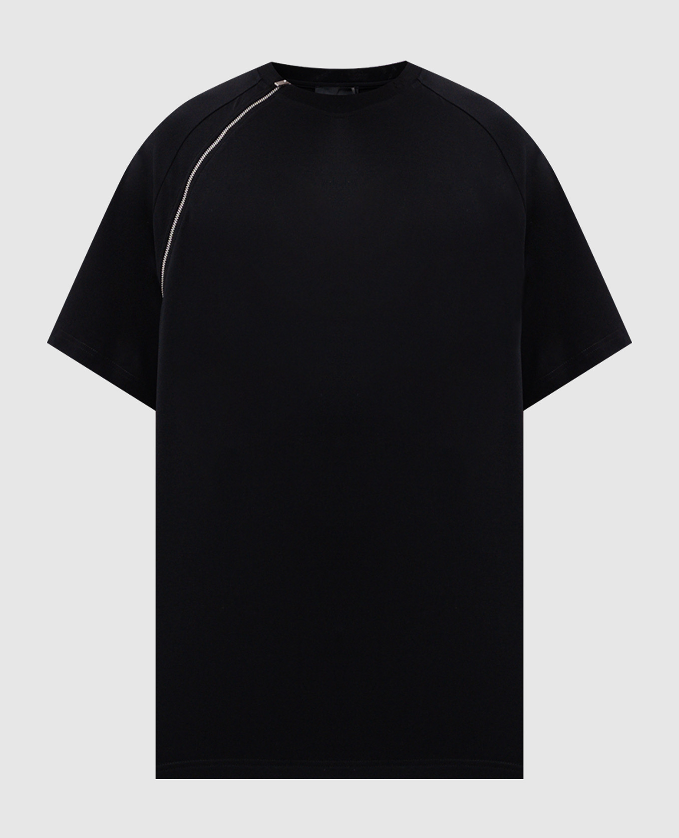 

Black Sequence Zip T-Shirt Heliot Emil