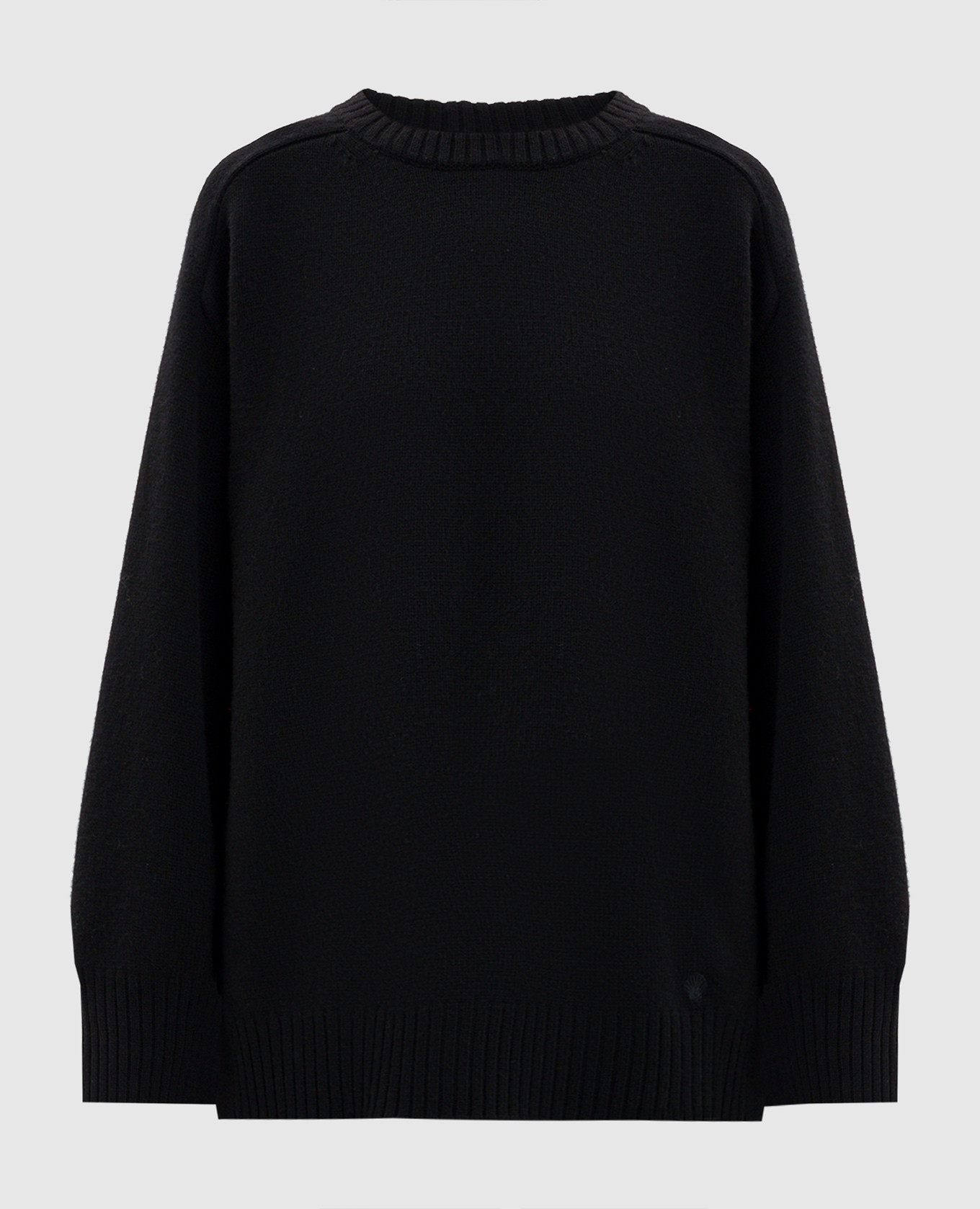SAFI black wool and cashmere sweater Loulou de Saison