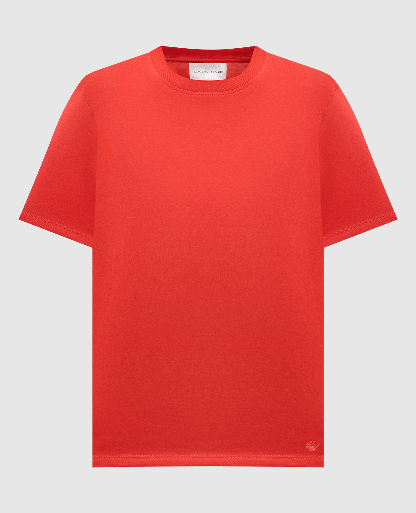 

TELANTO red T-shirt with logo emblem Lou Lou Studio