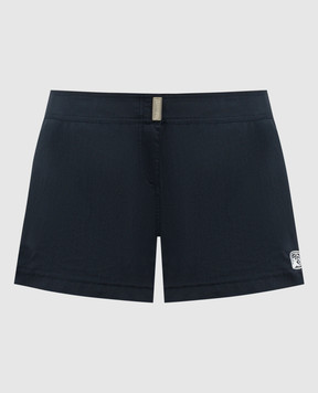 Vilebrequin Fines blue shorts with logo embroidery FNSAB9I3