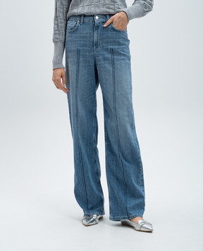 Twinset Blue jeans with a distressed effect 242AP2331