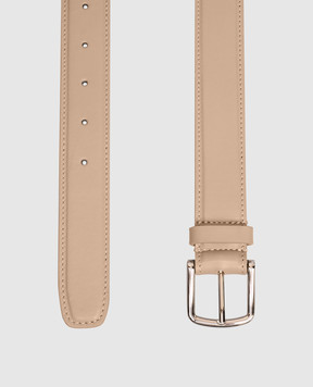 Babe Pay Pls Beige leather belt 0C004