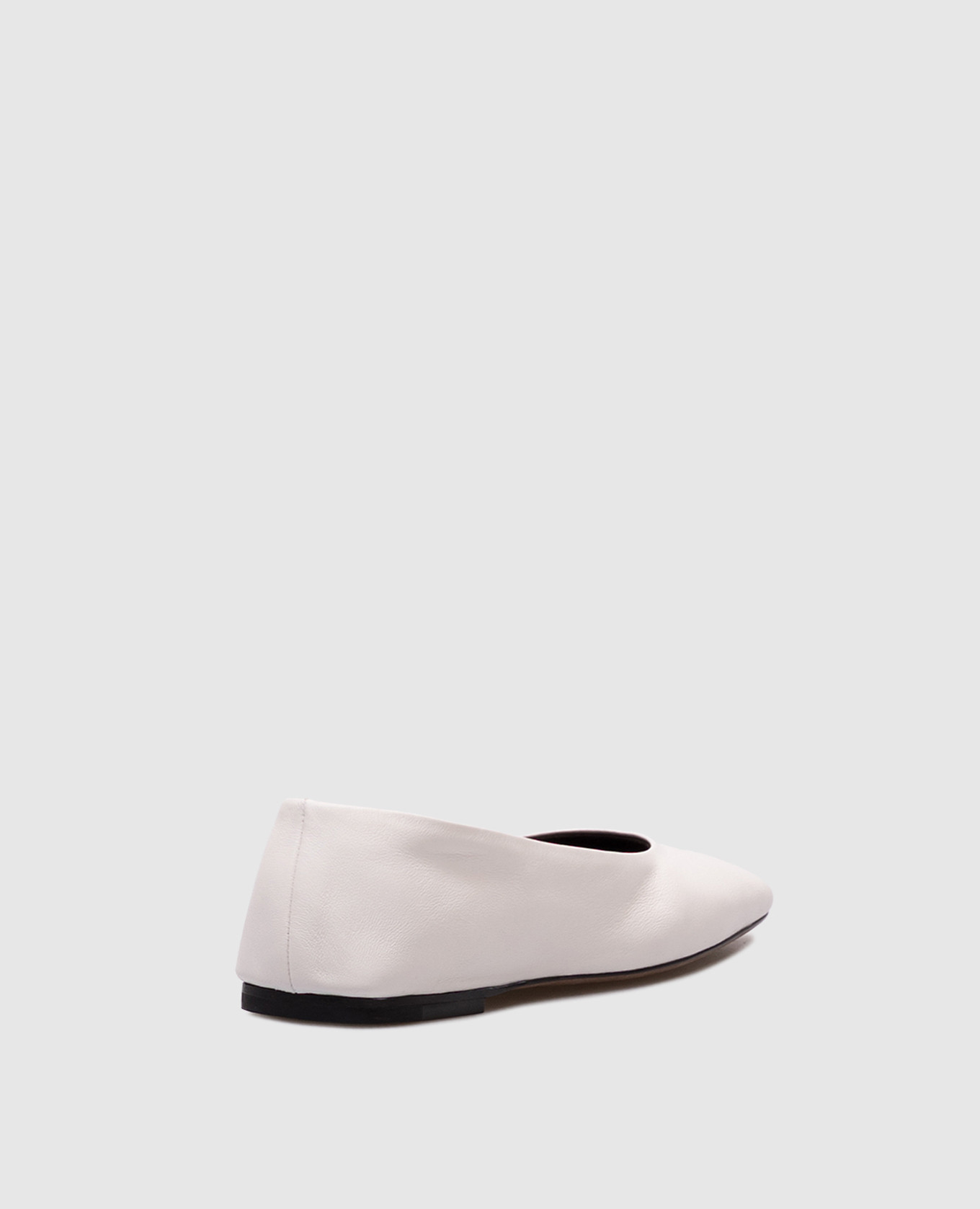 

White leather ballet flats The Row
