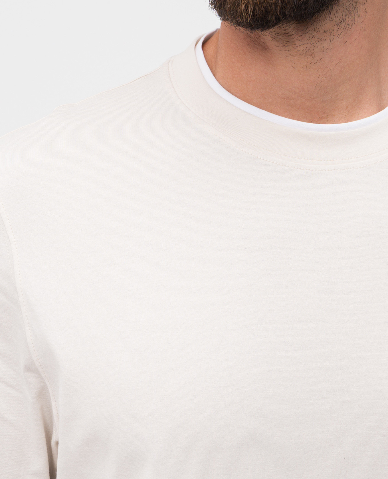 

Beige T-shirt Brunello Cucinelli