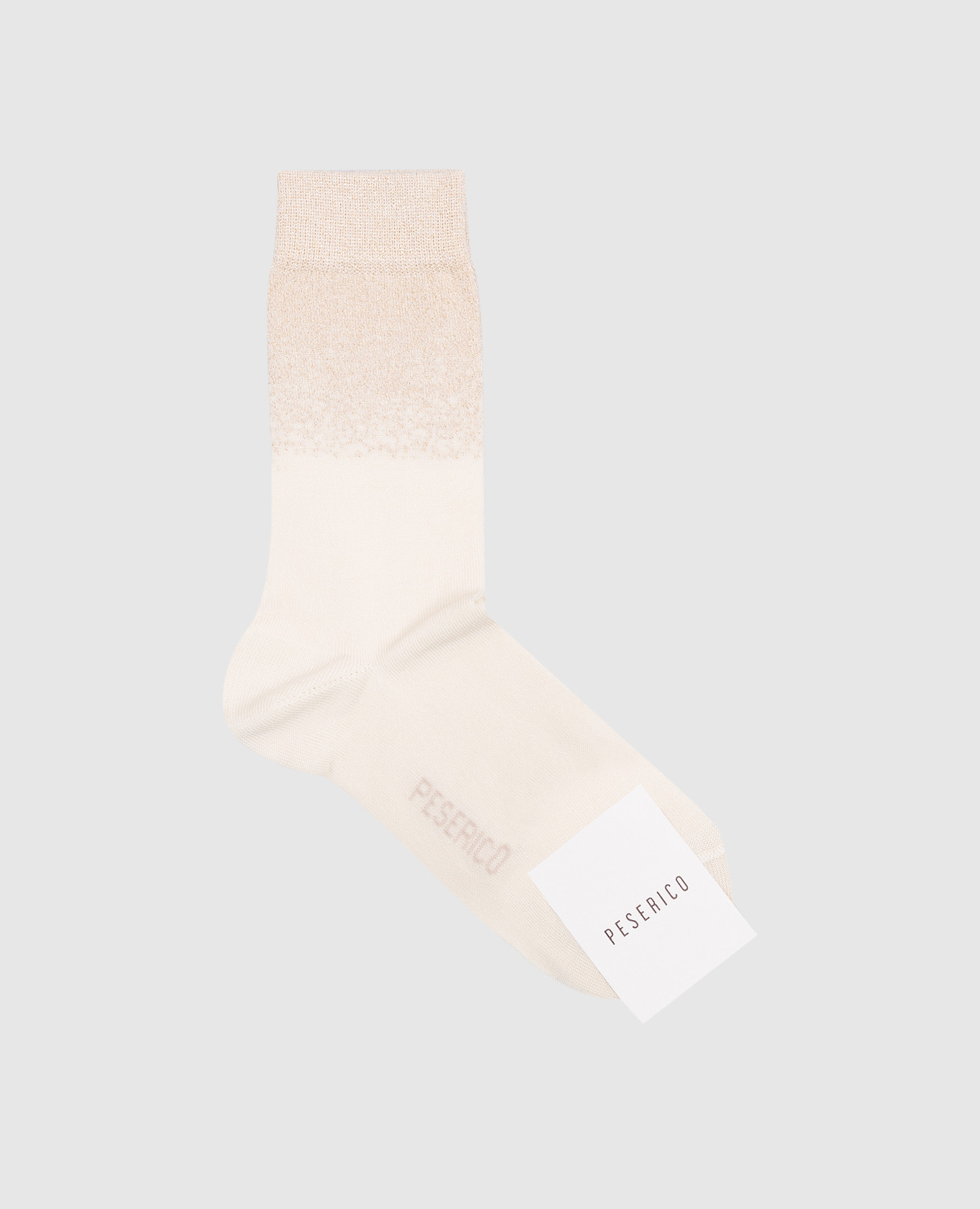 Beige socks with lurex Peserico
