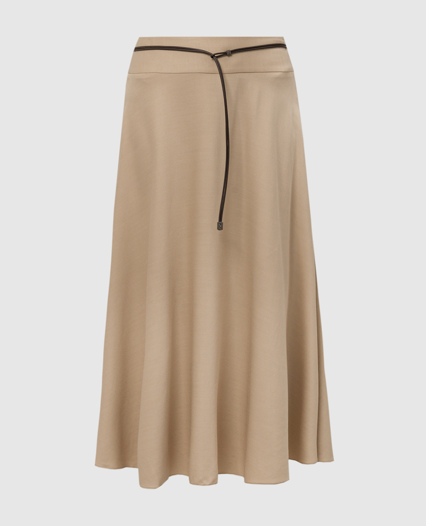 

Beige skirt with wool Peserico
