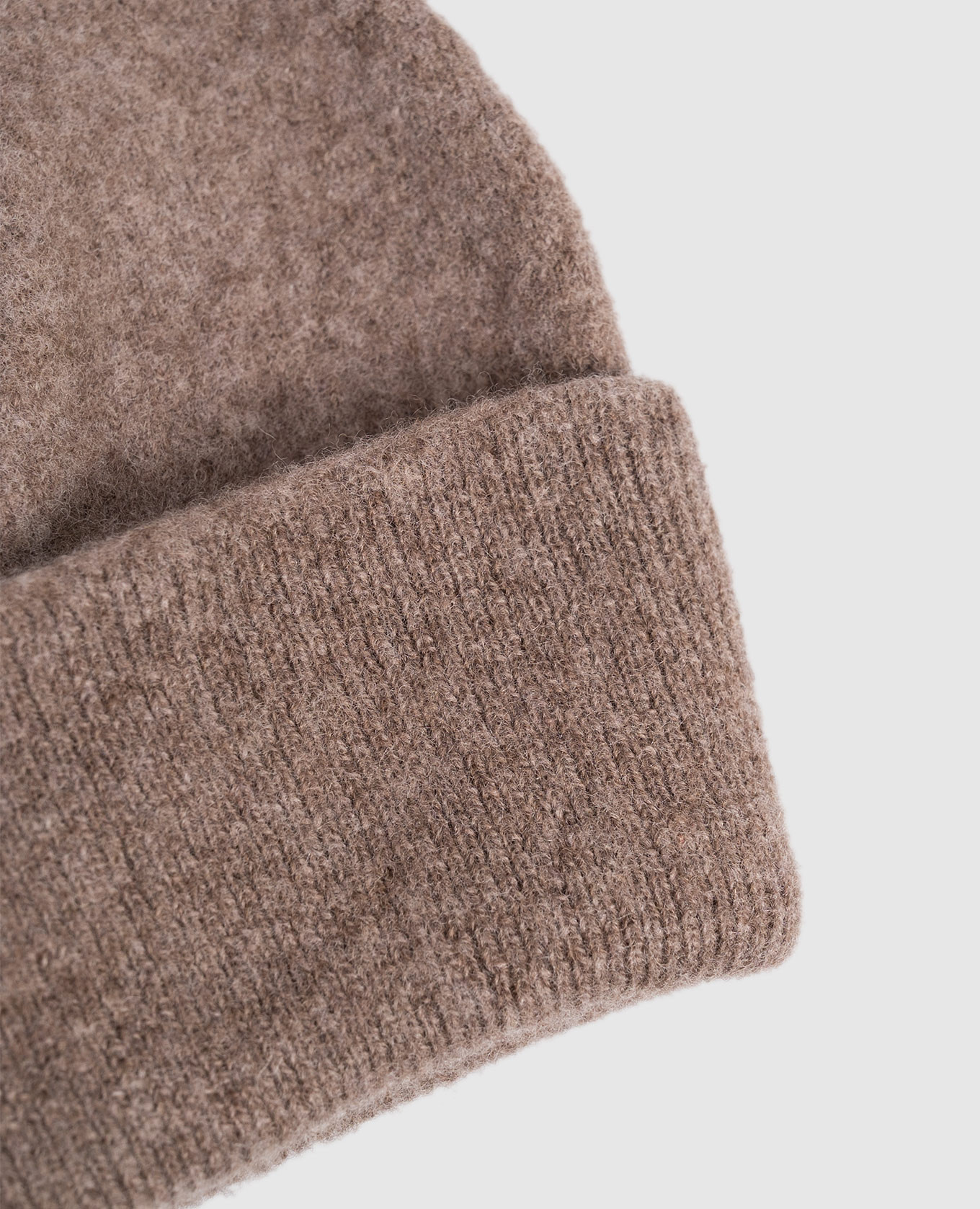 

Brown wool and cashmere hat Peserico