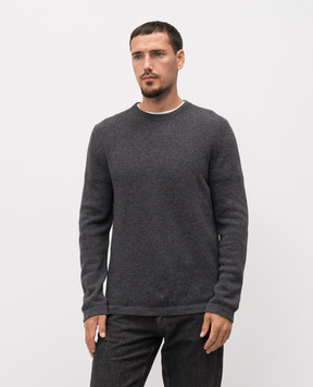 Santi Gray sweater with wool and cashmere 29646