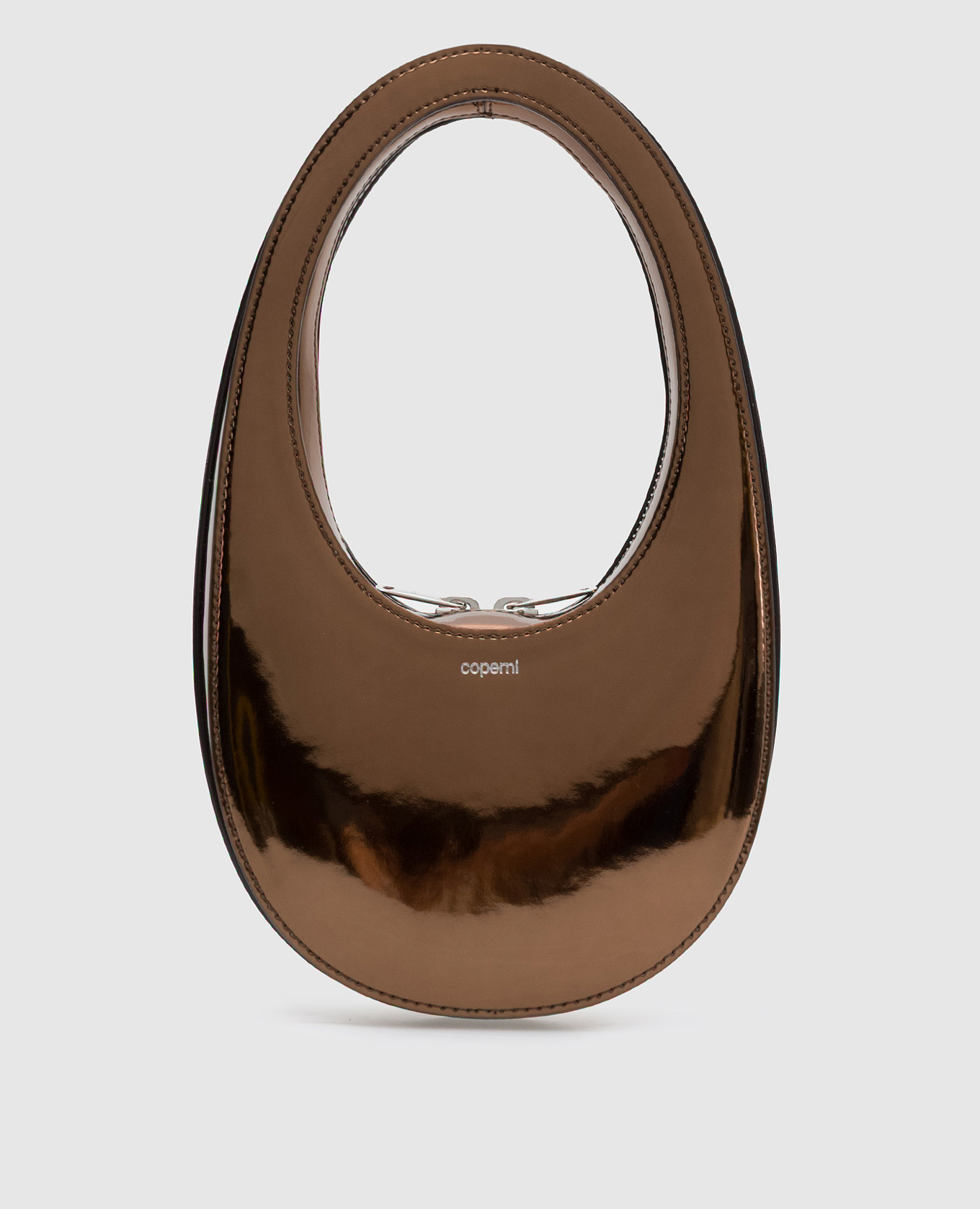 

Brown Logo Swipe Hobo Bag Coperni